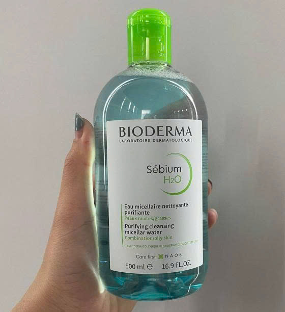 Tẩy Trang BIODERMA Sebium H2O Xanh 500ml - Nội Địa Pháp