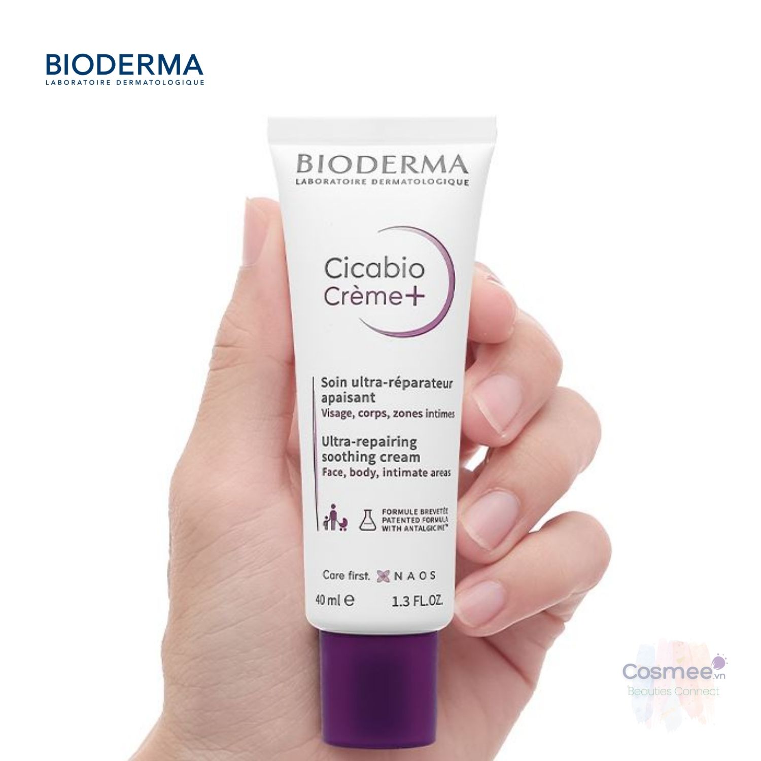 Kem dưỡng Bioderma Cicabio Crème+ NK Nội Địa Pháp