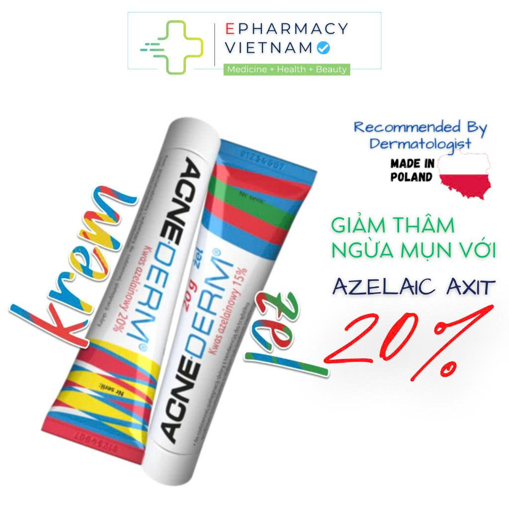 Kem Trị Mụn Mờ Thâm ACNE Derm Kwas Azelainowy 20% 20g