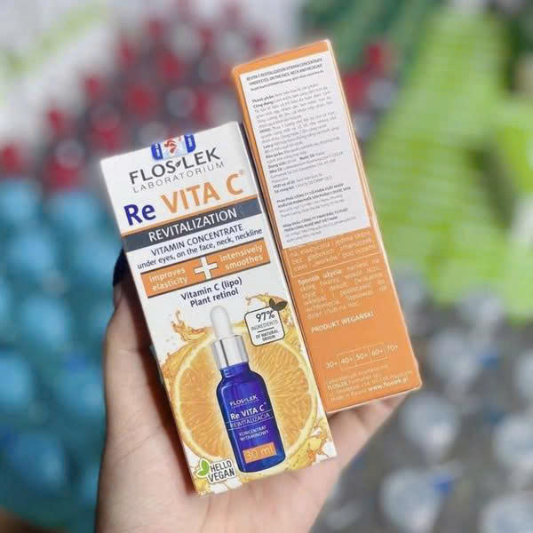 Serum Floslek Re Vita C - Dưỡng đêm Vita C - Nhập Khẩu 30ml