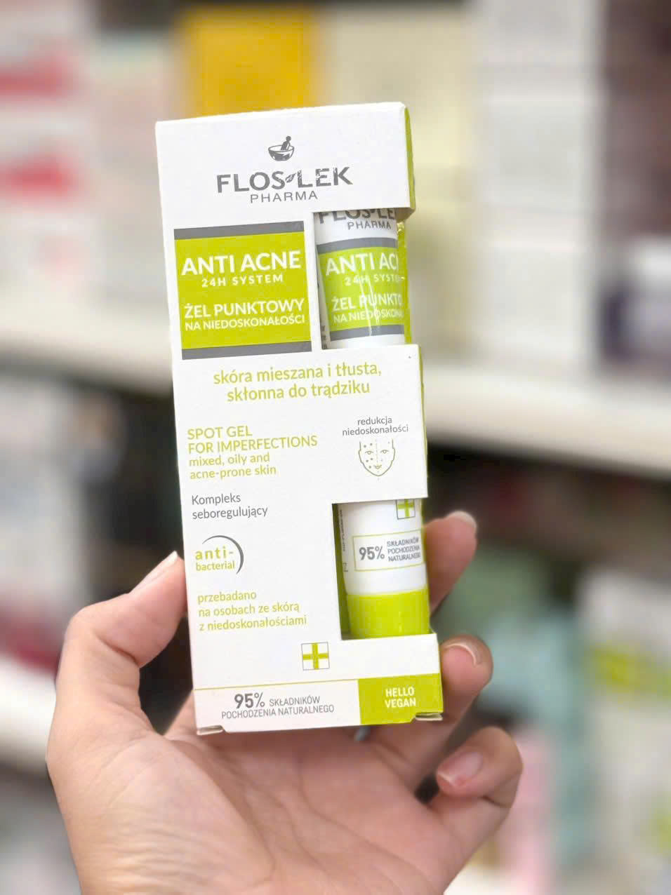 [CHÍNH HÃNG] Gel chấm mụn Floslek Anti Acne Spot Gel - Đặc trị mụn, giảm sưng viêm 20ml