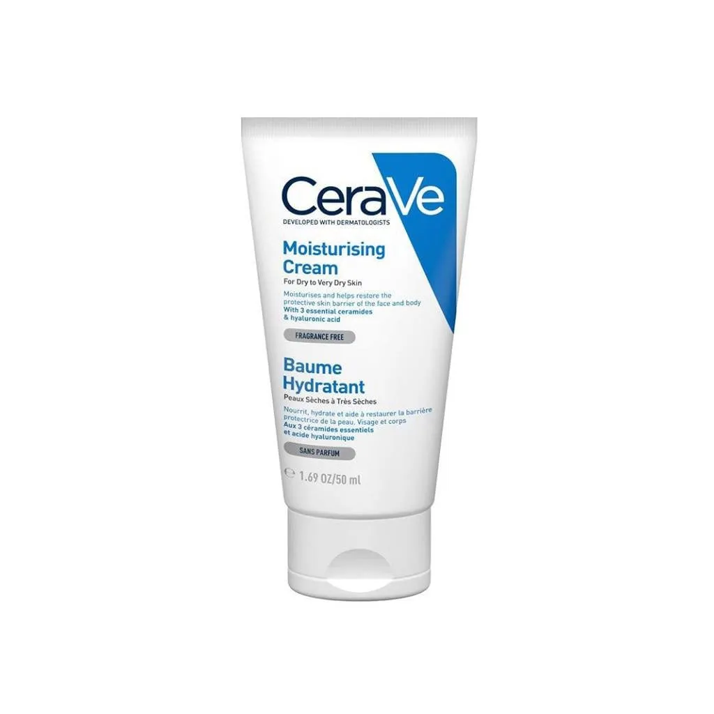 Kem Dưỡng Da CERAVE Moisturising Cream Baume Hydratant Cho Da Khô, Da Rất Khô 50mL