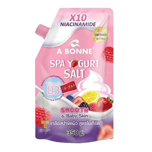 ABONNE Muối Tắm Tẩy Tế Bào Chết Spa - A Bonne Spa Milk Salt Làm Trắng & Mềm Mịn Da 350g