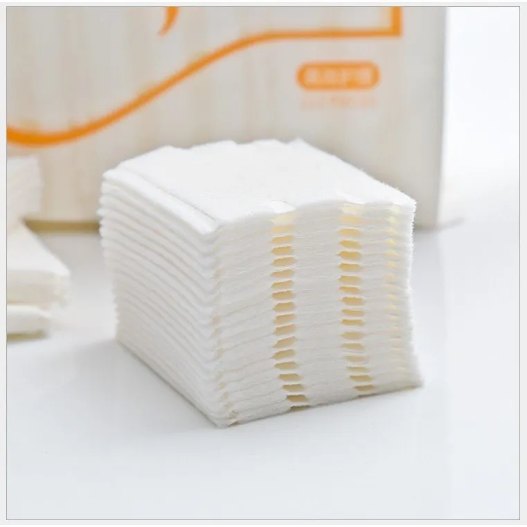 Bông Tẩy Trang COTTON PADS Mèo 222 Bông Tự Nhiên, 3 Lớp Mềm Mại, Không Xơ Bông