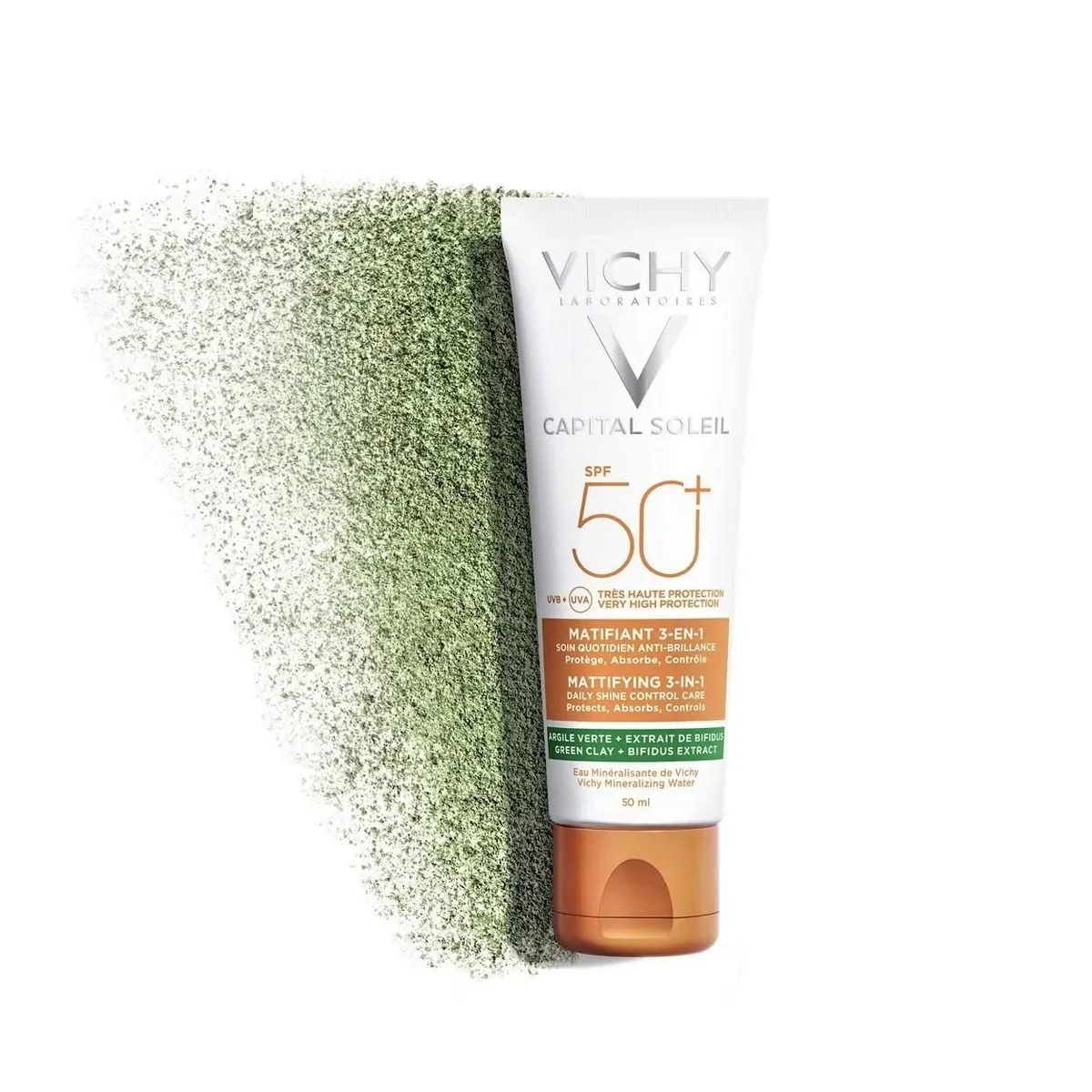 Kem Chống Nắng VICHY Capital Soleil Mattifying 3in1 SPF50+ UVB + UVA Bảo Vệ Da Toàn Diện 50ml