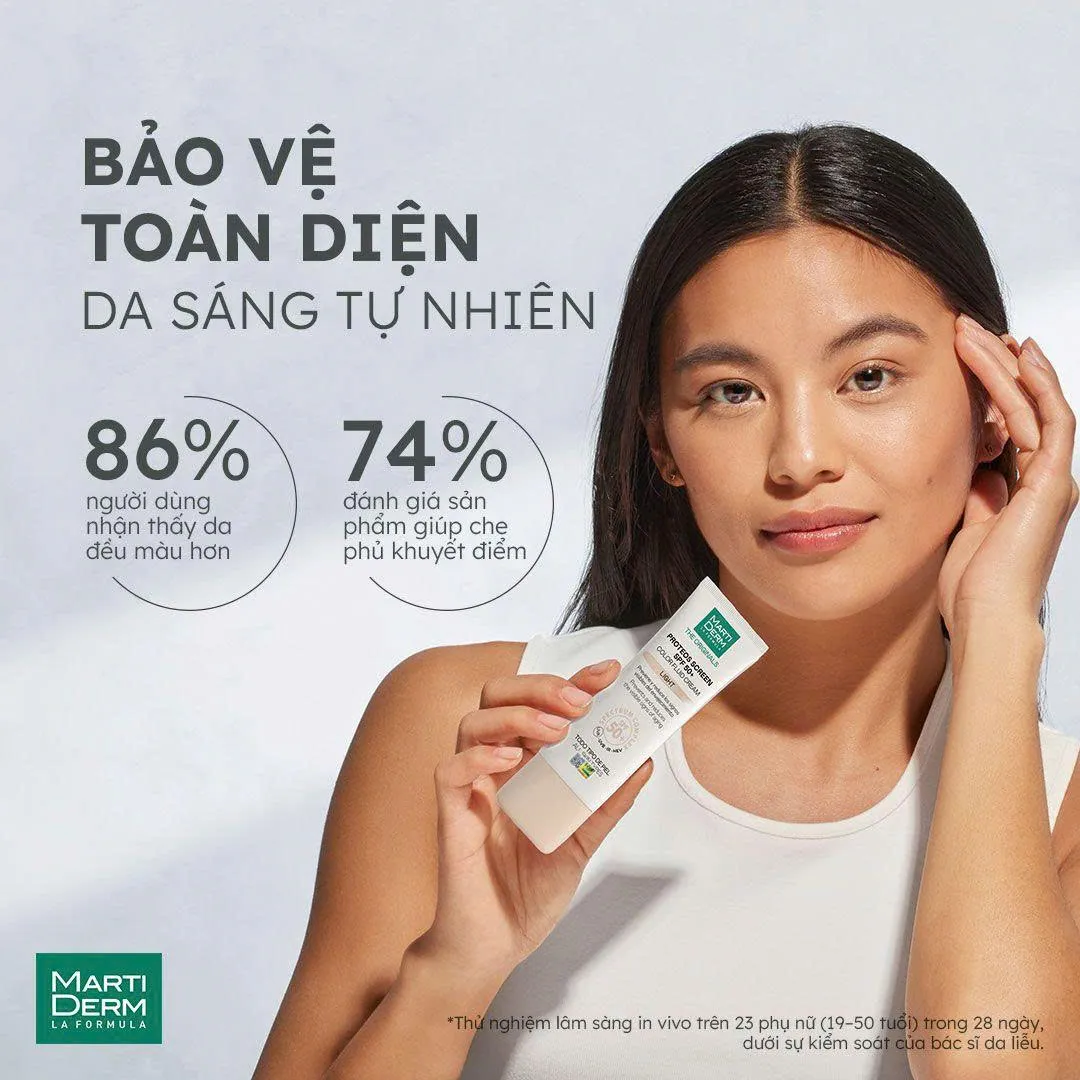 Kem Chống Nắng MartiDerm Proteos Screen SPF50+ - Ngừa Lão Hóa & Ngừa Nám (40ml)