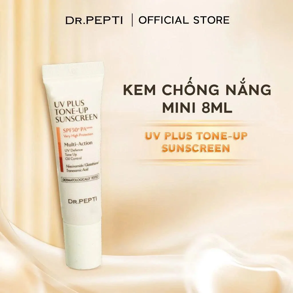 Kem Chống Nắng Nâng Tone Dr.Pepti UV Plus Tone Up Sun Screen SPF 50+ PA++++