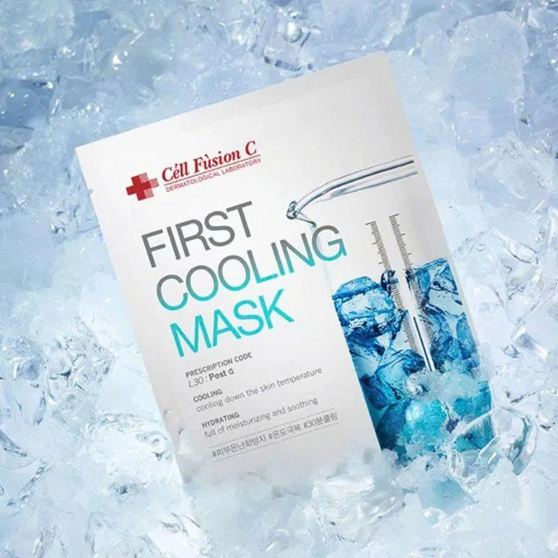 Mặt Nạ Cell Fusion C Cica Cooling Mask 27g Làm Dịu Da, Giảm Mụn - Cosmee