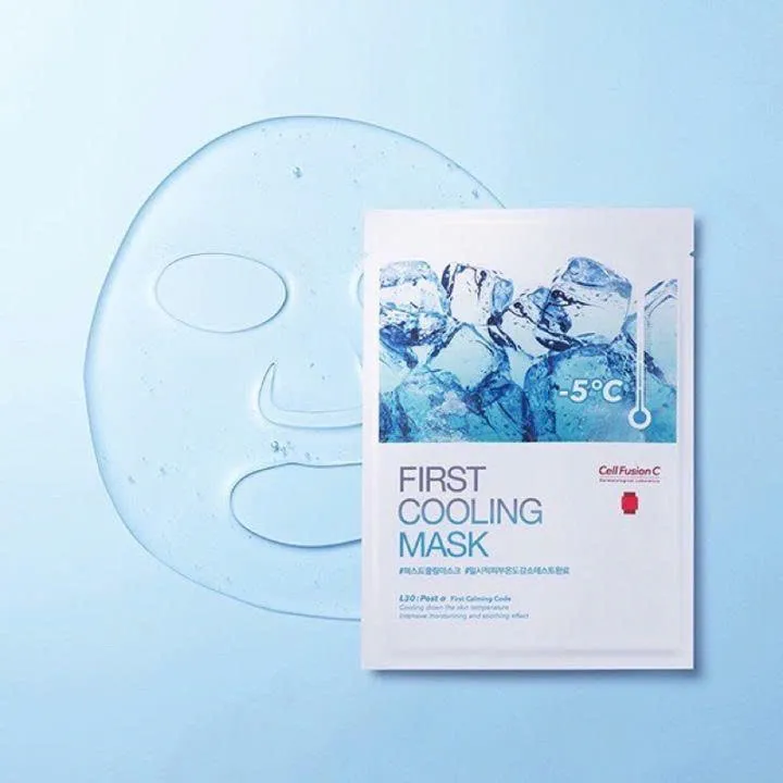 Mặt Nạ Cell Fusion C Cica Cooling Mask 27g Làm Dịu Da, Giảm Mụn - Cosmee