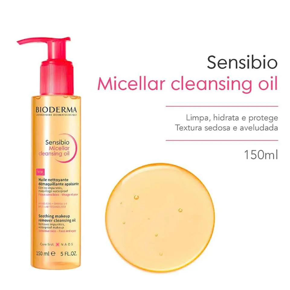 Dầu Tẩy Trang BIODERMA Sensibio Micellar Cleansing Oil Cho Da Khô, Nhạy Cảm 150ml