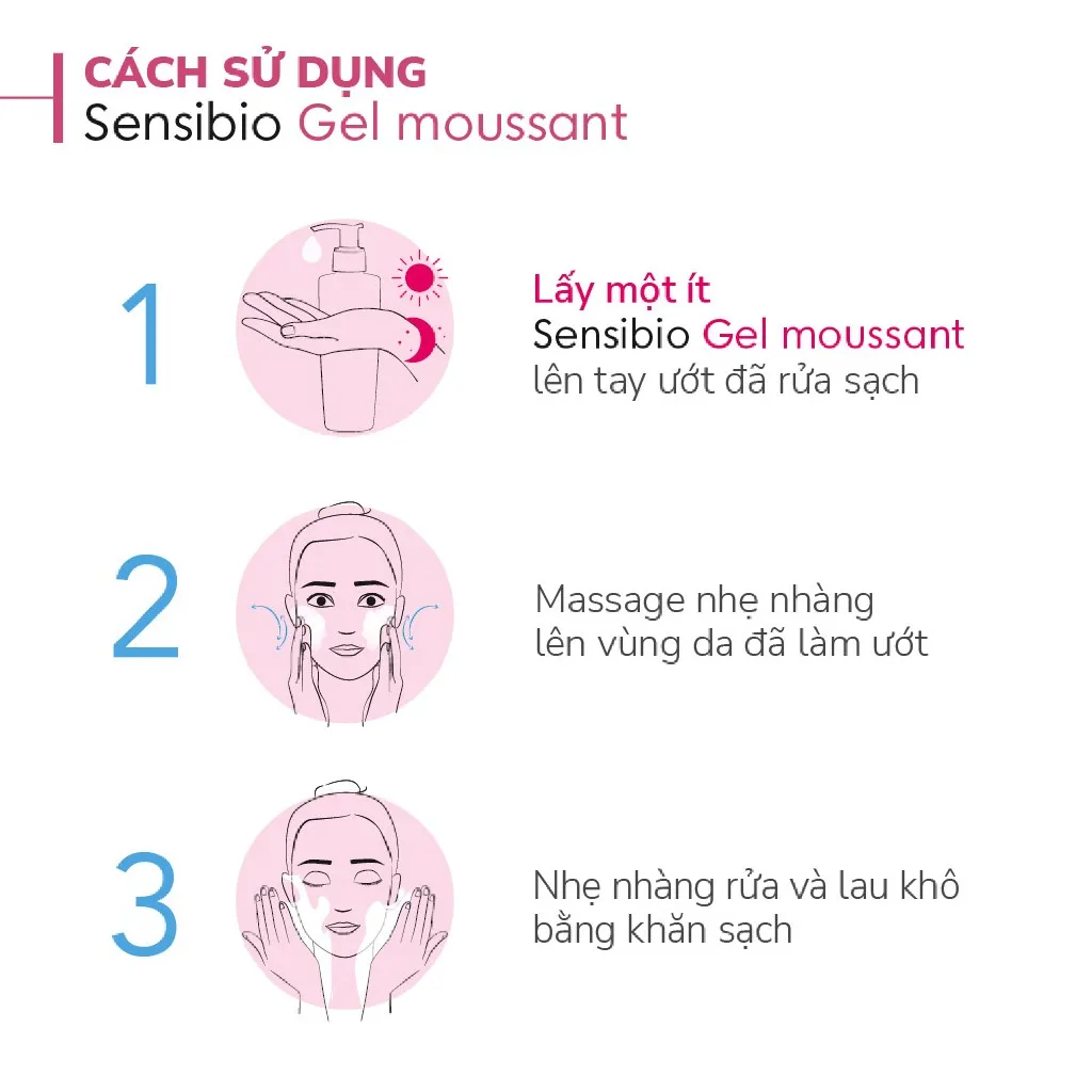 Gel Rửa Mặt BIODERMA Sensibio Moussant Dành Cho Da Nhạy Cảm 200ml