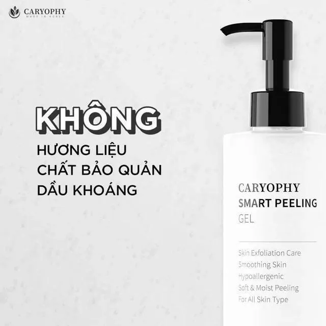 Gel tẩy tế bào chết Caryophy Smart Peeling Gel - Tẩy da chết vật lý dịu nhẹ cho da mụn
