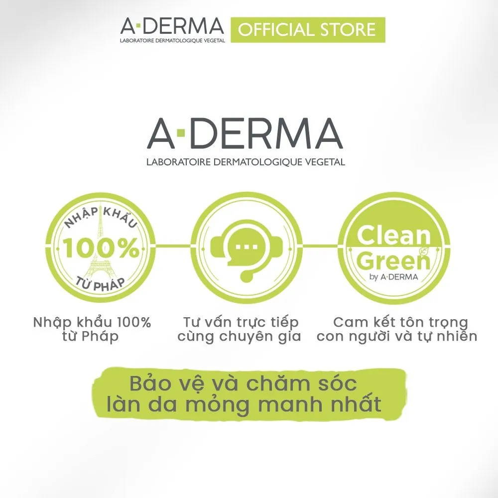 Kem Chống Nắng A-DERMA Protect Invisible Fluide SPF50+ Dành Cho Da Mỏng Manh