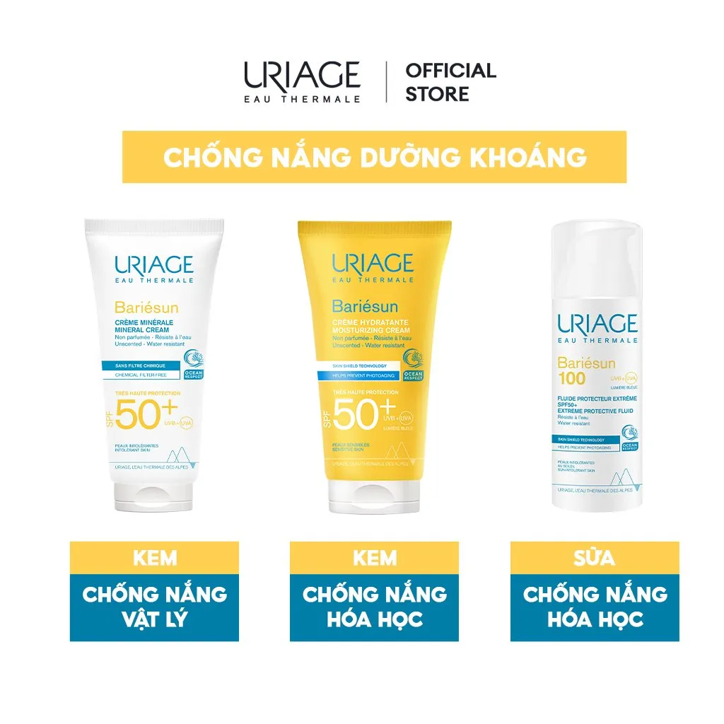 Kem chống nắng URIAGE Bariésun Hydratante Cream dưỡng ẩm