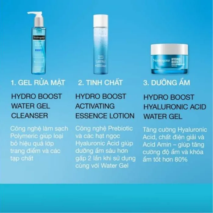 Kem Dưỡng Ẩm NEUTROGENA Hydro Boost Water Gel Dưỡng Ẩm, Cấp Nước Cho Da