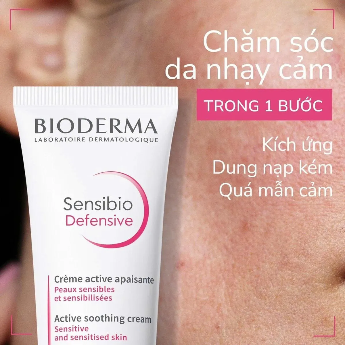 Kem Dưỡng BIODERMA Sensibio Defensive Chuyên Biệt Cho Da Nhạy Cảm 40ml