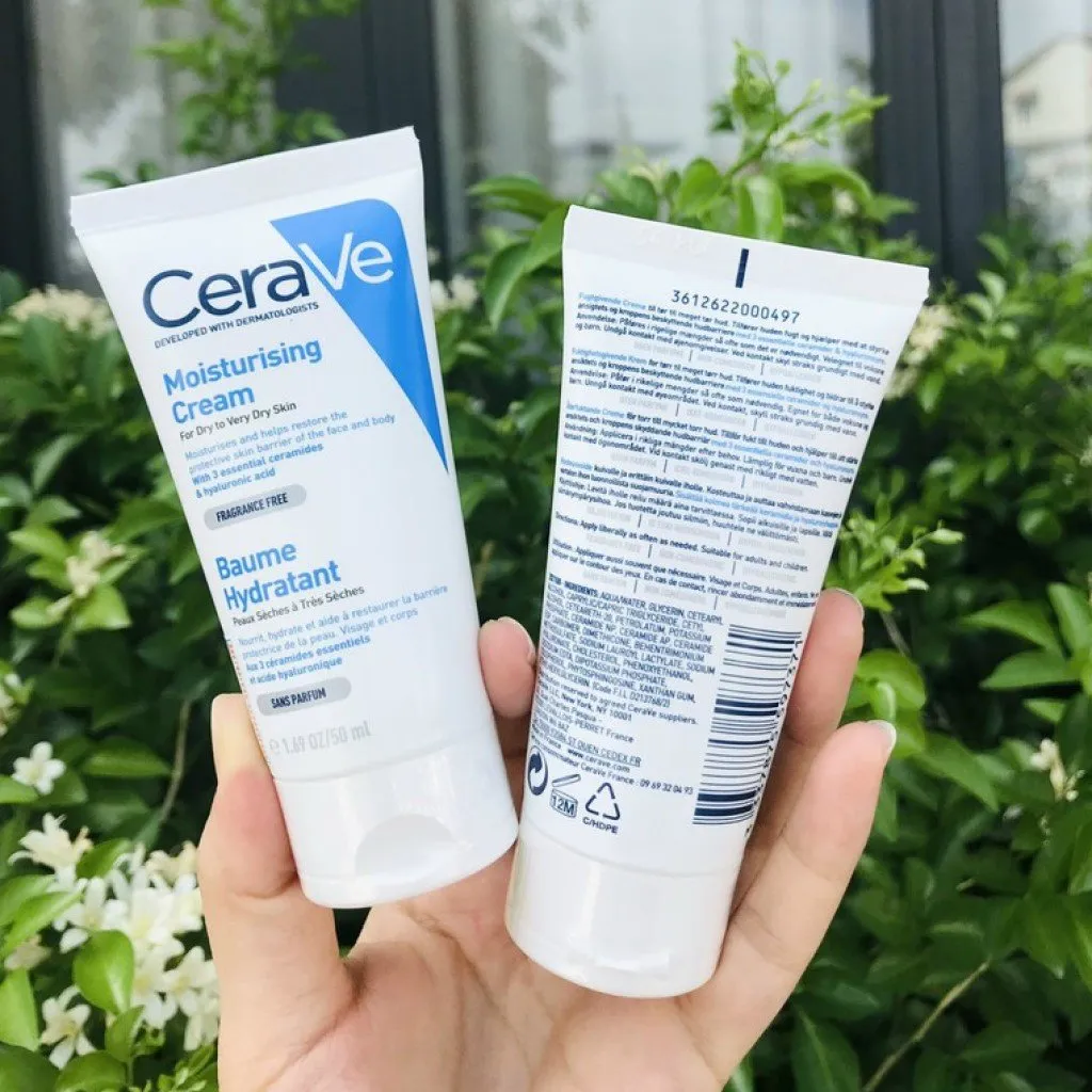 Kem Dưỡng Da CERAVE Moisturising Cream Baume Hydratant Cho Da Khô, Da Rất Khô 50mL