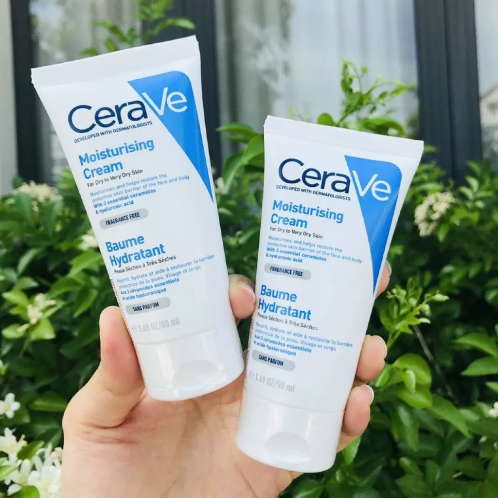 Kem Dưỡng Da CERAVE Moisturising Cream Baume Hydratant Cho Da Khô, Da Rất Khô 50mL