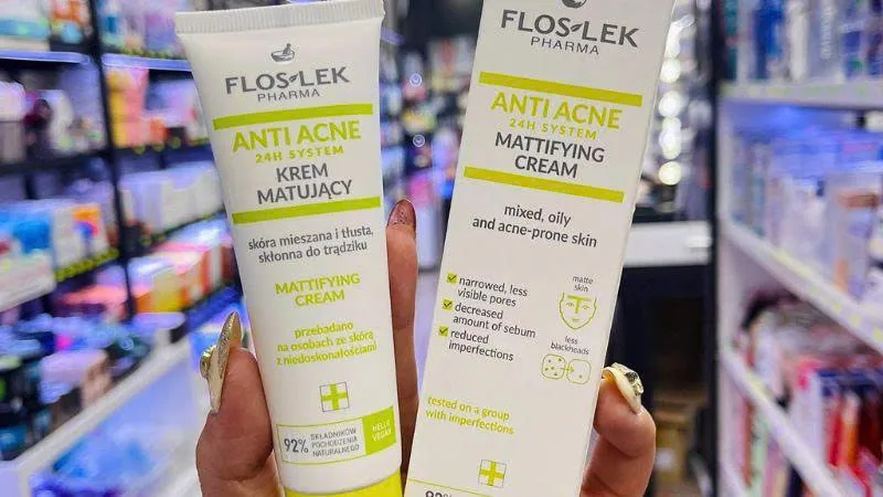 Kem dưỡng Floslek Anti Acne 24h System Mattifying Cream