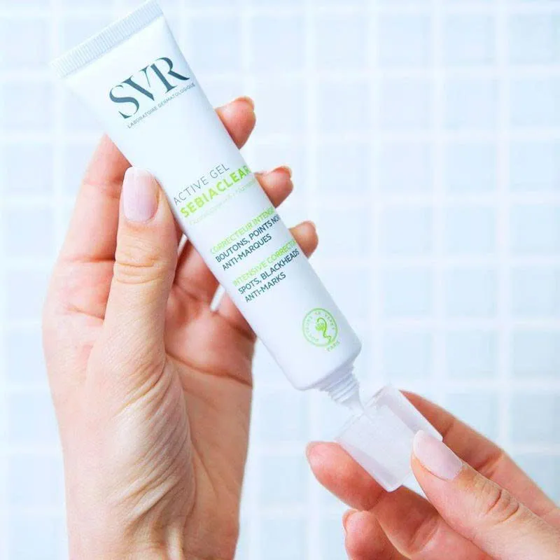 Kem Dưỡng SVR Sebiaclear Active Gel - Giảm mụn hiệu quả cho da dầu mụn, nhạy cảm 40ml