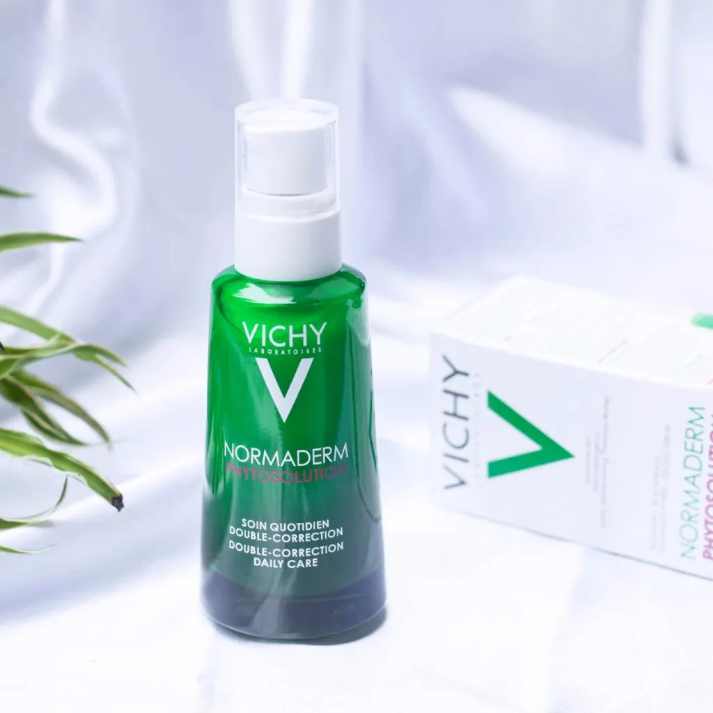 Kem Dưỡng VICHY Normaderm Phytosolution Double Correction Daily Care Cho Da Mụn 50ml