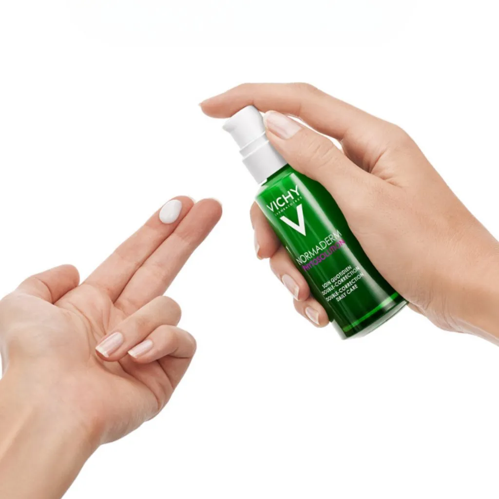 Kem Dưỡng VICHY Normaderm Phytosolution Double Correction Daily Care Cho Da Mụn 50ml