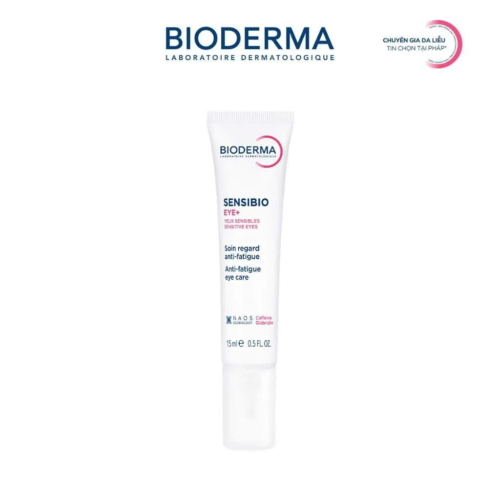 Kem Mắt BIODERMA Sensibio Eye Dưỡng Ẩm, Giảm Thâm, Nếp Nhăn Và Bọng Mắt 15ml