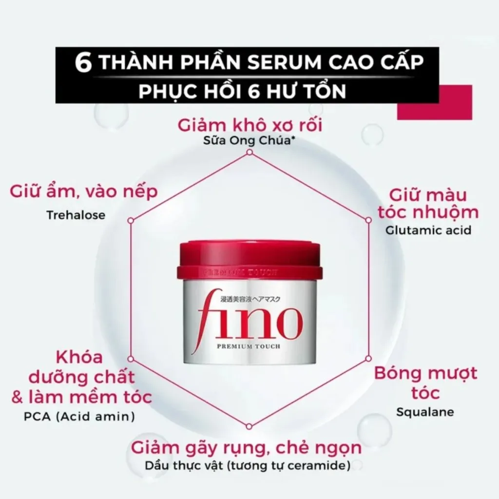 Kem Ủ Tóc FINO Premium Touch B Phục Hồi Tóc Hư Tổn, Dưỡng Tóc Mềm Mượt Tức Thì 230g
