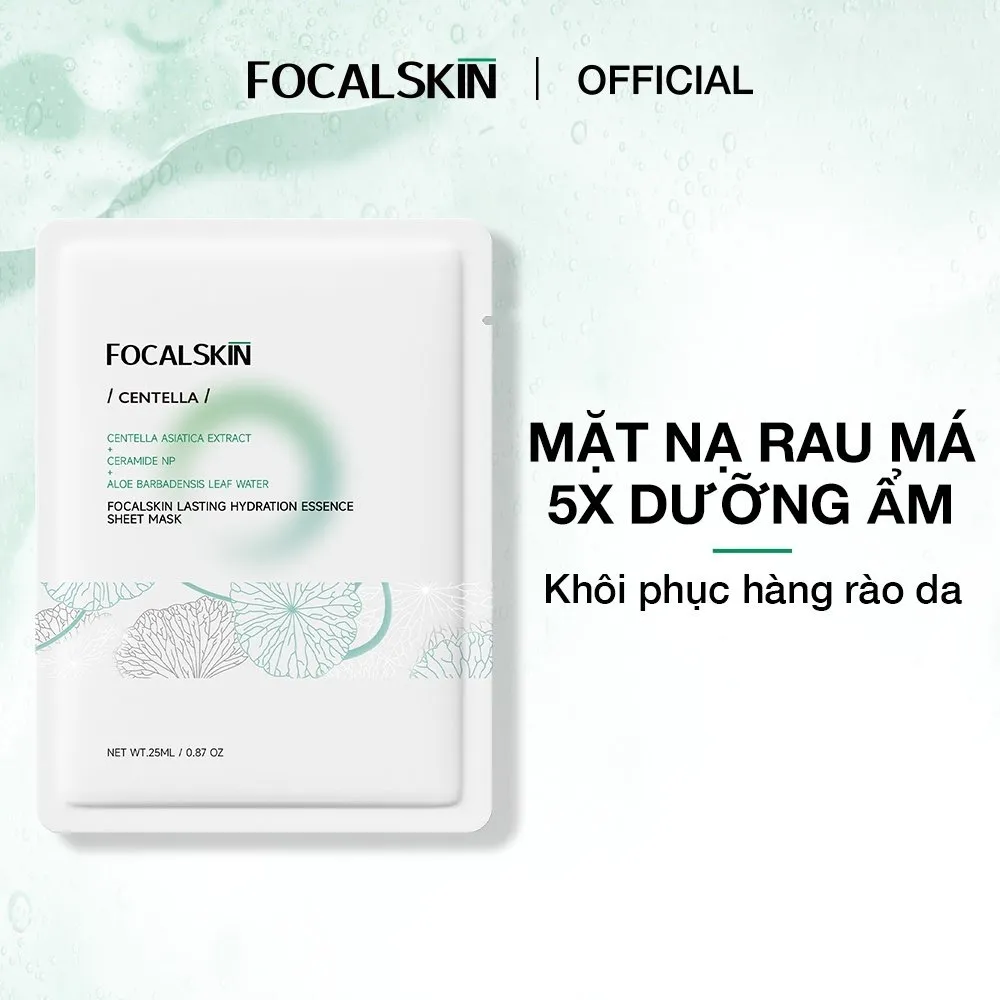 Mặt Nạ FOCALSKIN Làm Dịu Da, Dưỡng Ẩm & Hỗ Trợ Trắng Sáng 25ml