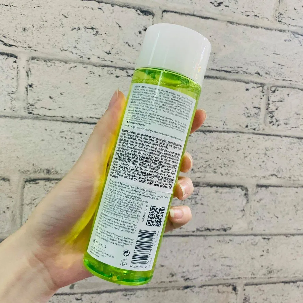 Nước Hoa Hồng BIODERMA Sebium Lotion Giúp Cân Bằng Độ PH, Dưỡng Ẩm Cho Da