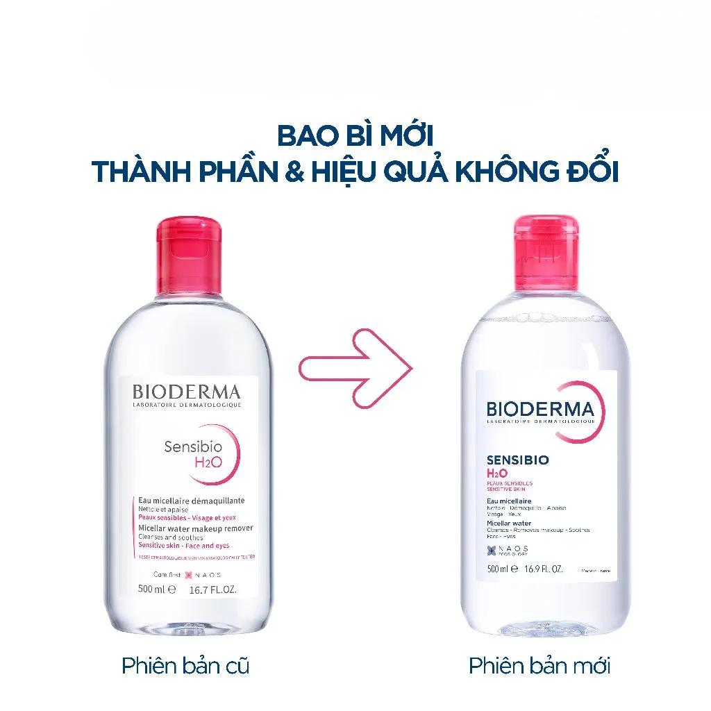Nước Tẩy Trang BIODERMA Sebium H2O Sạch Sâu, Dịu Nhẹ Dành Cho Mọi Loại Da
