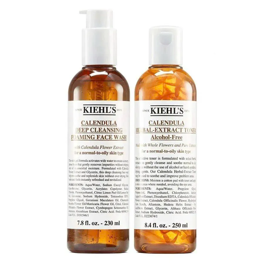 Set Dưỡng Da Kiehl's Since 1851 Cleanse & Soothe Calendula Skincare