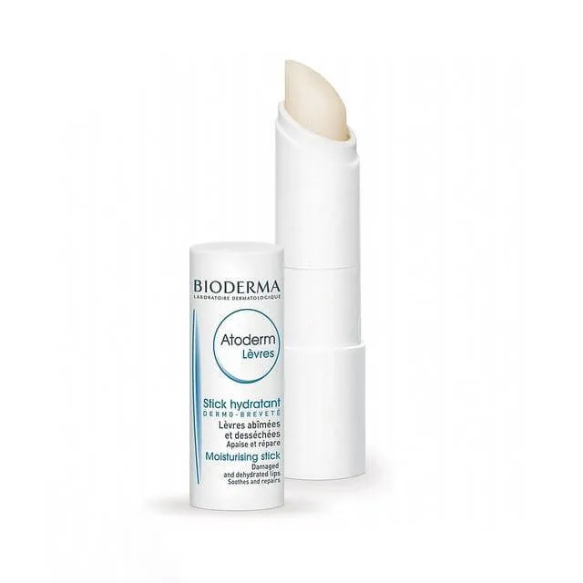 Son Dưỡng Môi Bioderma Atoderm Stick Lèvres Không Màu, Dưỡng Ẩm, Căng Bóng Cho Môi Khô 4g