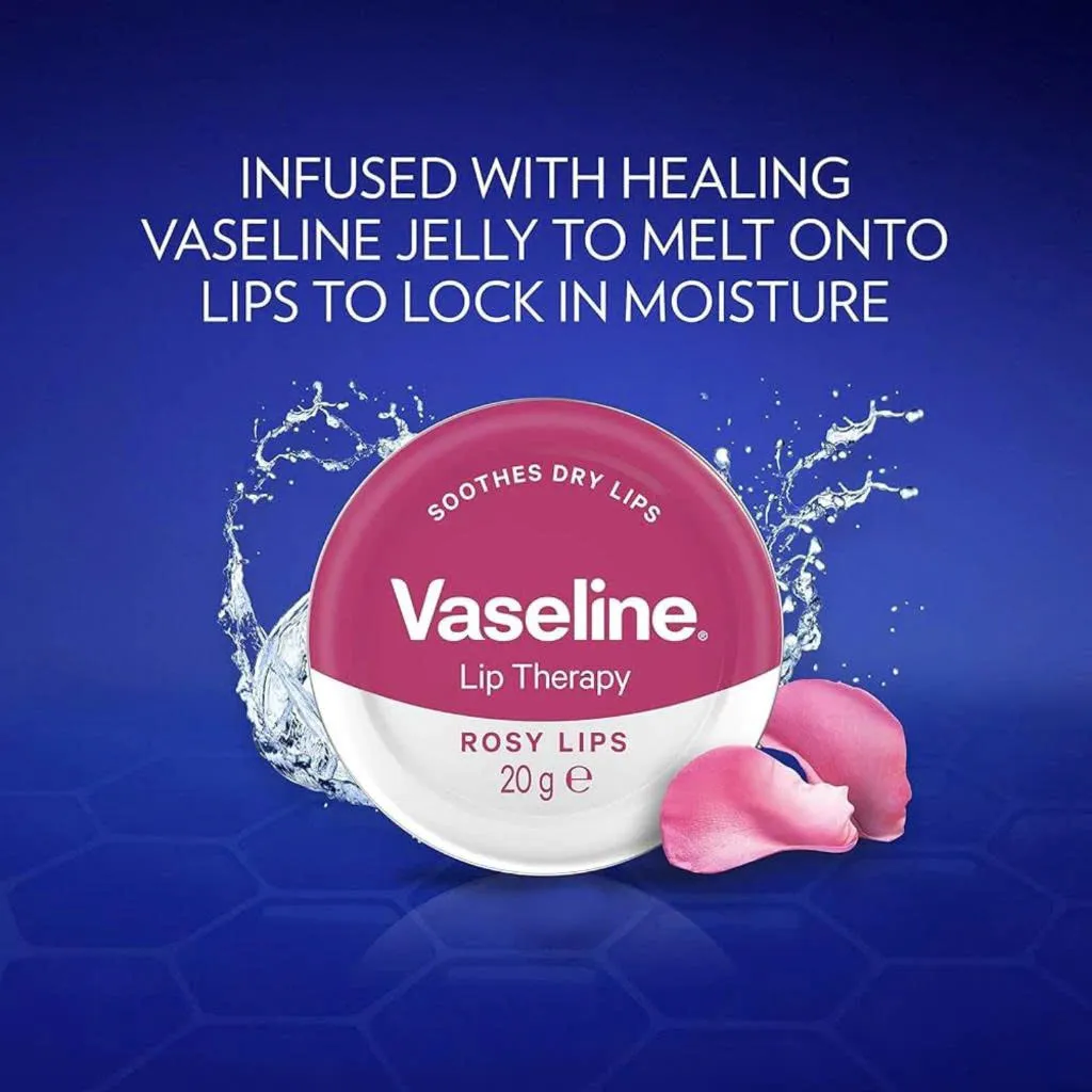 Son Dưỡng Vaseline Lip Therapy Rosy Lips 20g - Dưỡng Hồng & Trị Nứt Nẻ