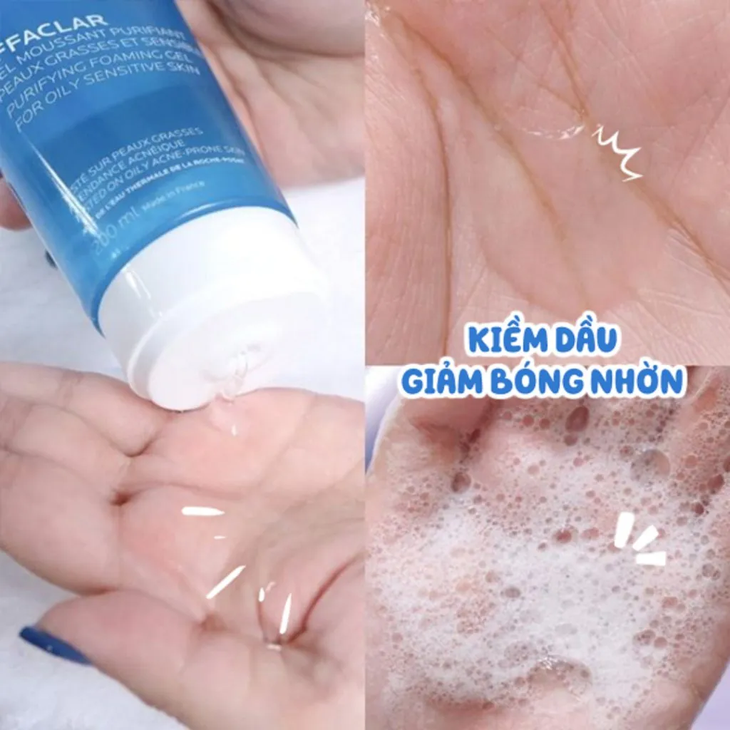 Sữa Rửa Mặt LA ROCHE-POSAY Effaclar Purifying Foaming Giúp Làm Sạch Sâu Cho Da Dầu Mụn 50ml