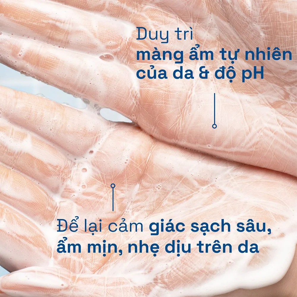 Sữa Rửa Mặt Tạo Bọt Cetaphil Hydrating Foaming Cream Cleanser Dịu Lành Cho Da Nhạy Cảm 473ml