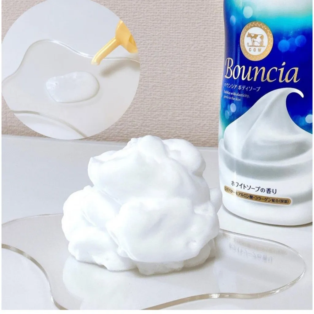 Sữa Tắm Chiết Xuất Sữa Bò BOUNCIA Cow Brand Body Soap Tạo Bọt Siêu Mịn, Dưỡng Ẩm Sâu Cho Da