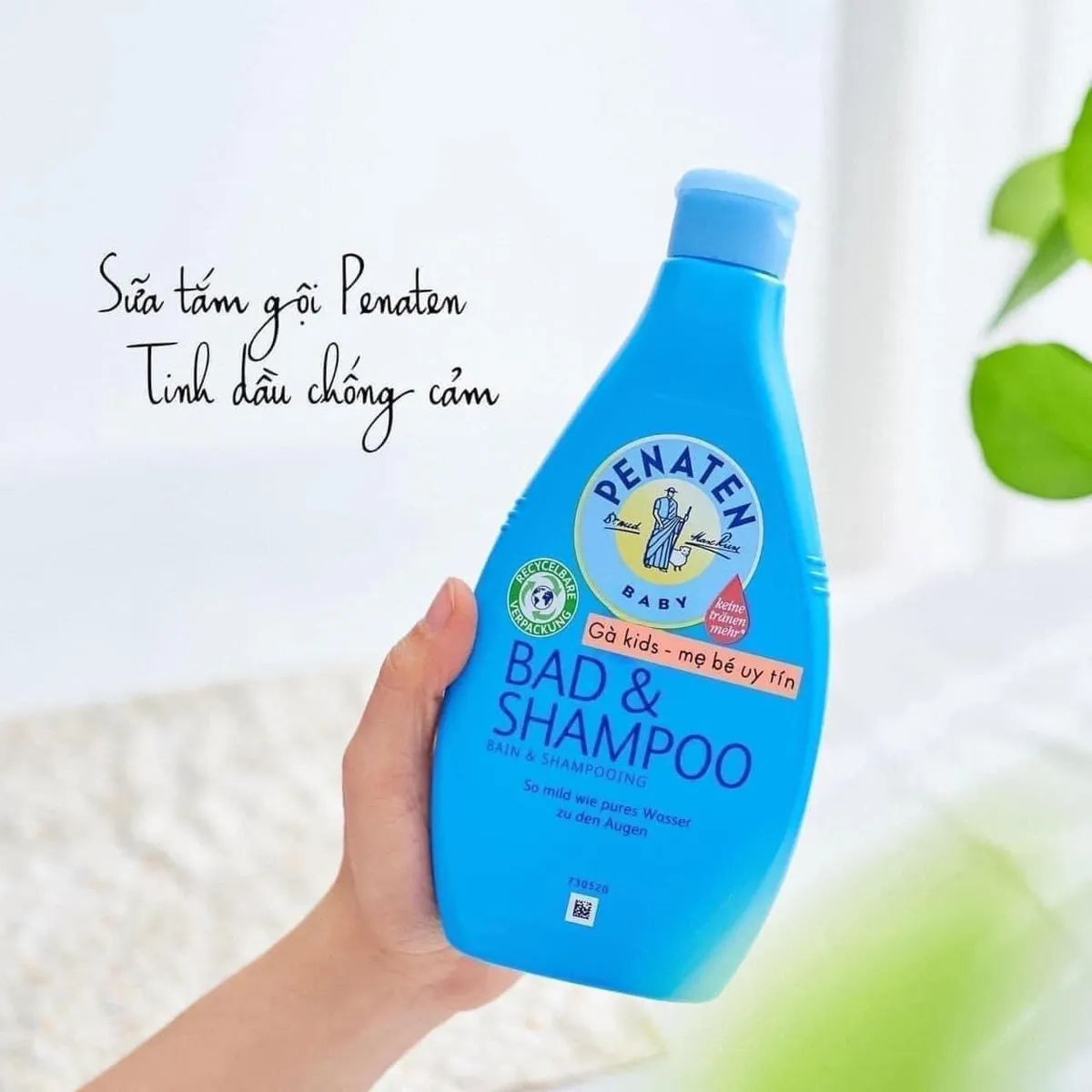 Sữa Tắm Gội Penaten Bad & Shampoo Cho Bé Sơ Sinh hỗ trợ cải thiện sức khoẻ, hạn chế cảm cúm 400ml