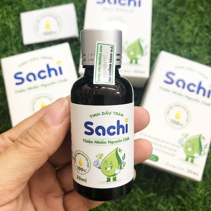 Tinh Dầu Tràm SACHI Nguyên Chất Giúp Làm Ấm Cơ Thể, Giảm Đầy Hơi 30ml