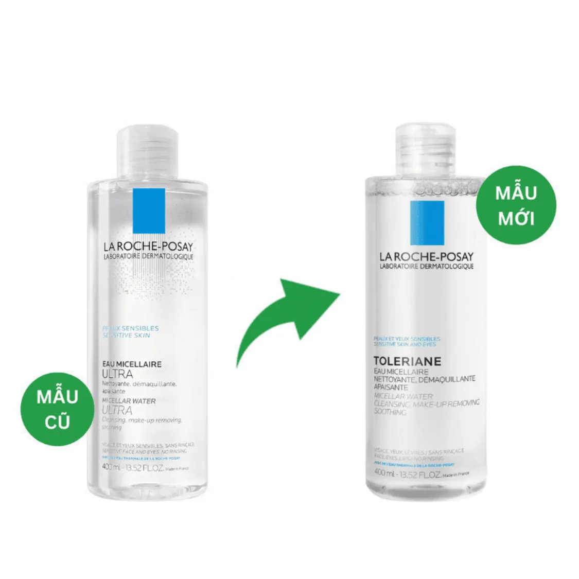 Tẩy Trang LA ROCHE-POSAY Eau Micellar Water Ultra Skin Cho Mọi Loại Da
