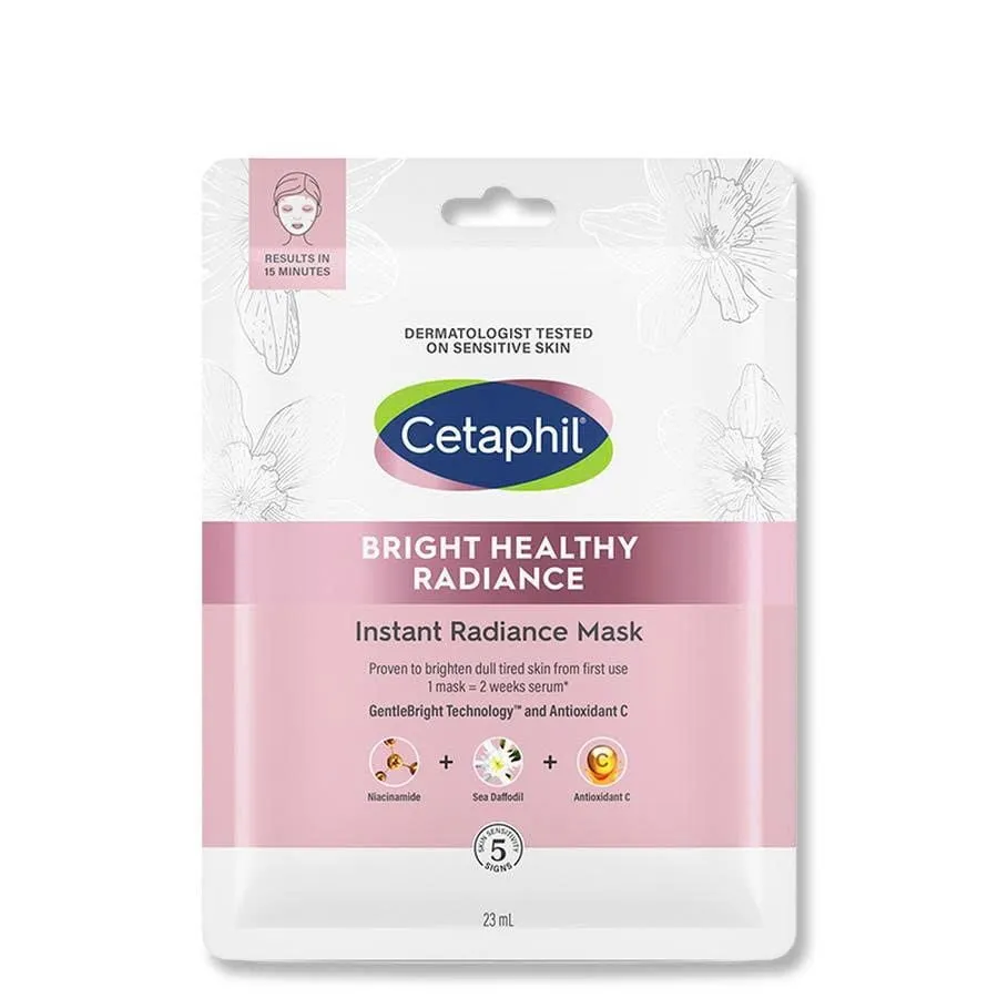 Mặt Nạ CETAPHIL Bright Healthy Radiance Instant Mask Hỗ Trợ Dưỡng Sáng Da & Cấp Ẩm Chuyên Sâu 6x23ml