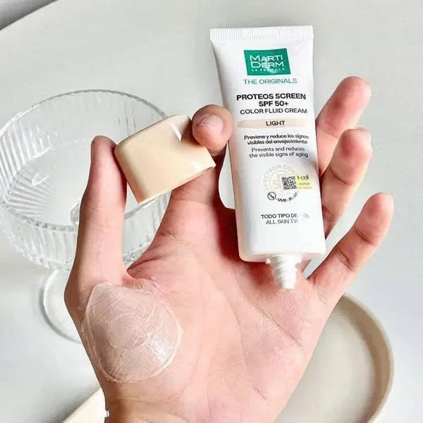 Kem Chống Nắng MartiDerm Proteos Screen SPF50+ - Ngừa Lão Hóa & Ngừa Nám (40ml)